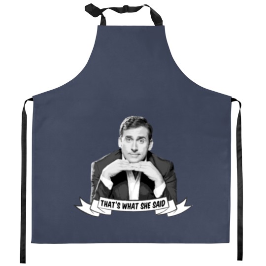 Discover That's what she said Kitchen Aprons | Michael Scott Kitchen Aprons | The Office