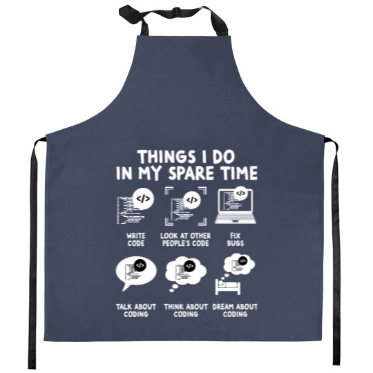 Discover Funny Coder Programmer Kitchen Aprons