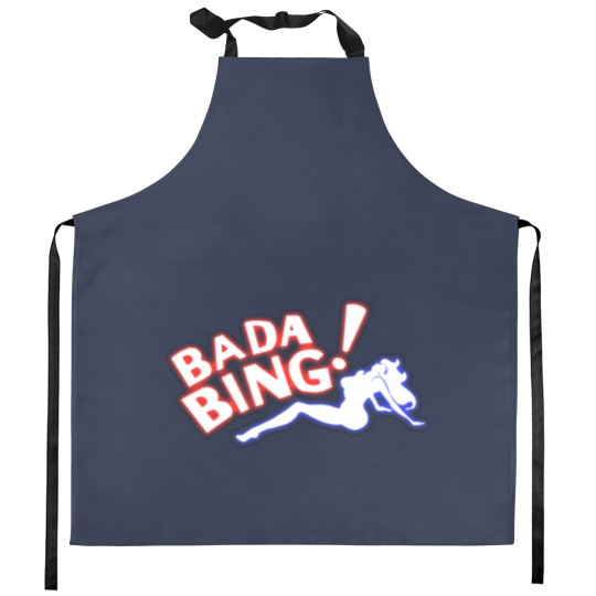 Discover BADA BING Kitchen Aprons