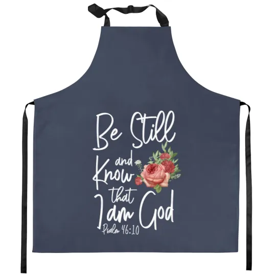 Discover Christian Bible Verse Quote Rose Kitchen Aprons