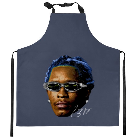 Discover YOUNG THUG Kitchen Aprons | Rap Kitchen Aprons Concert Merch Kanye