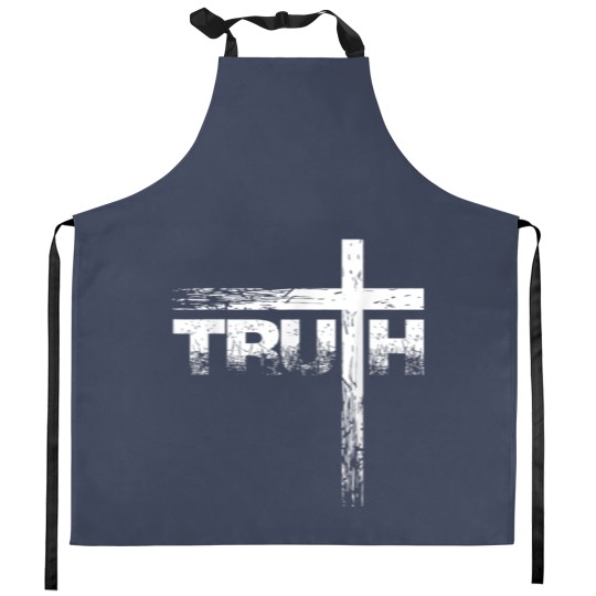 Discover Christian Truth Cross Kitchen Apron