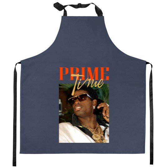 Discover Deion sport Sanders - Prime Time Kitchen Aprons