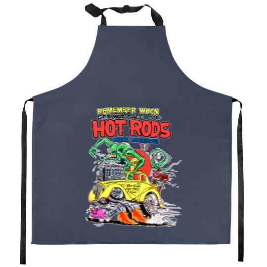 Discover Rare Vintage 1991s Rat Fink Hot Rods ROTH Kitchen Aprons