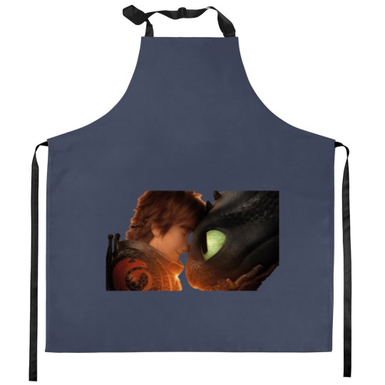 Discover hiccup  toothless Kitchen Aprons