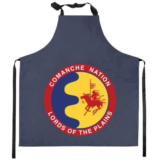 Discover Comanche Nation Seal Lords Of The Plains Kitchen Aprons