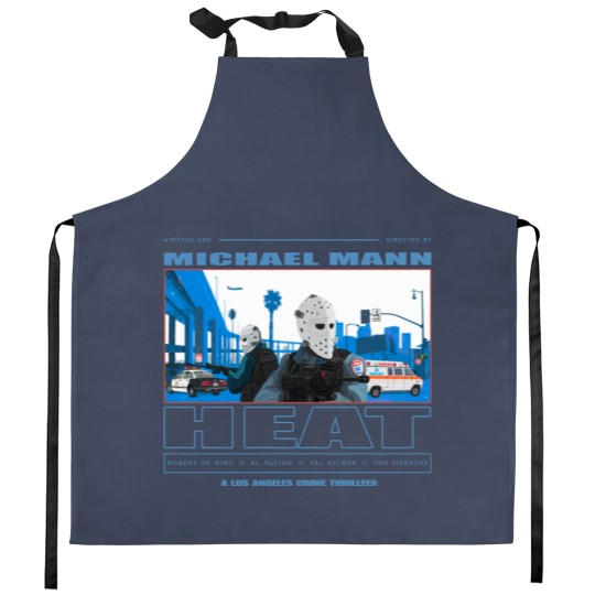 Discover Heat Movie Graphic Kitchen Apron - 90s Action Film Memorabilia