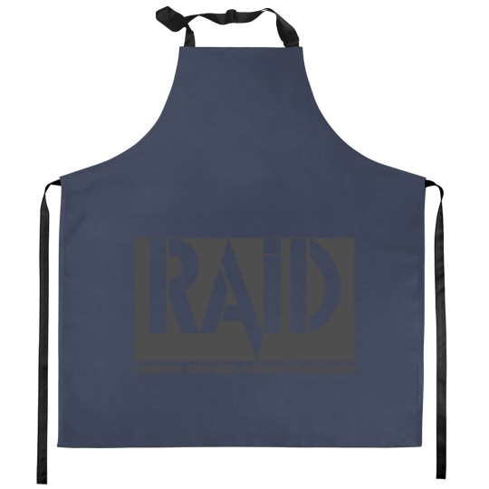Discover RAID French Police Tactical Unit Essential Kitchen Aprons