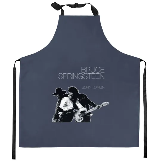 Discover Bruce Springsteen Born To Run Black Kitchen Aprons