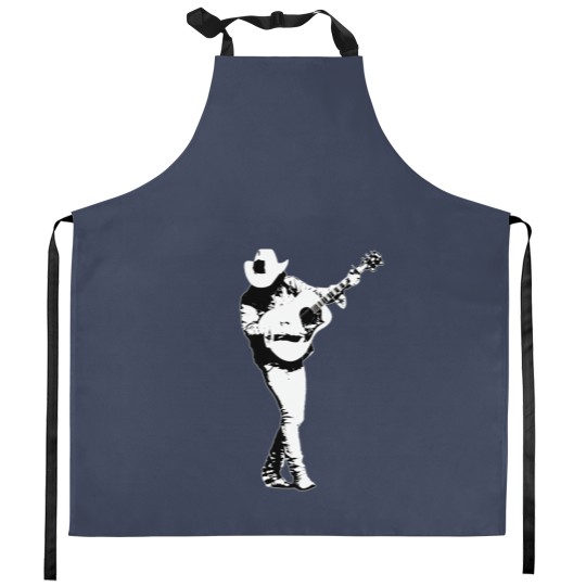 Discover Dwight Yoakam Music Kitchen Aprons