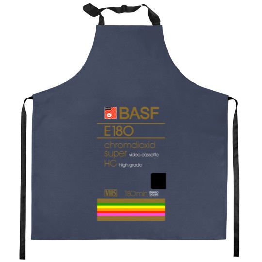 Discover BASF E180 VHS Tape Kitchen Aprons