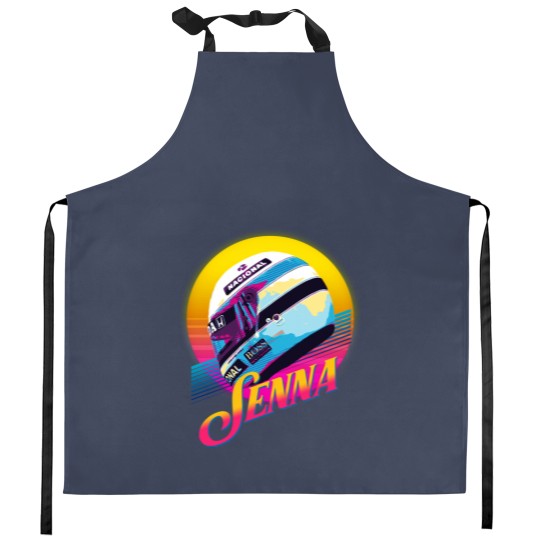 Discover Ayrton Senna Tfunny Kitchen Aprons