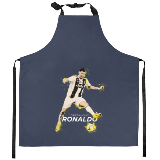 Discover Cristiano Ronaldo Cristiano Ronaldo (1) Kitchen Aprons
