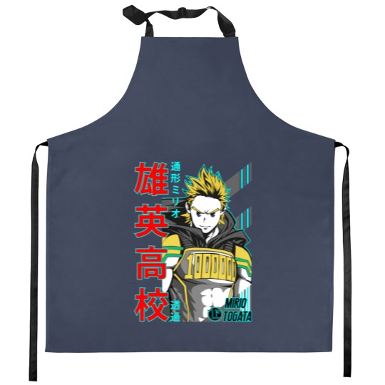 Discover Mirio Togata MHA Kitchen Aprons