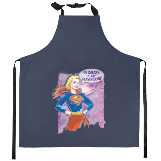 Discover Supergirl Galaxy Kitchen Aprons