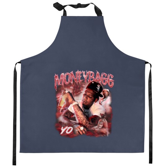 Discover Moneybagg Yo Rap Kitchen Aprons, Larger Than Life Tour 2023 Kitchen Aprons