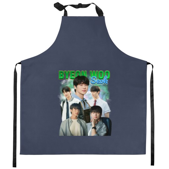Discover limited-seok-byeon-woo-kdrama-korean Kitchen Aprons