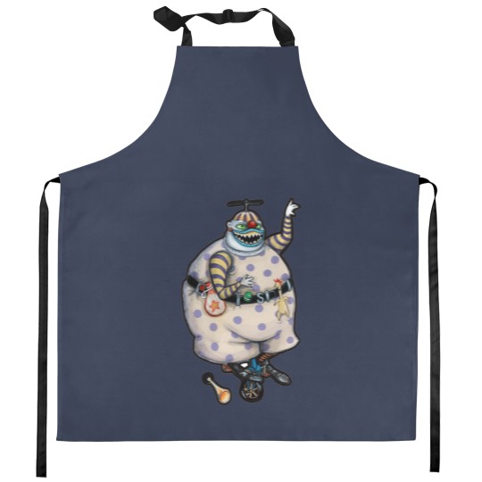 Discover Clown With The Tear-Away Face Kitchen Aprons