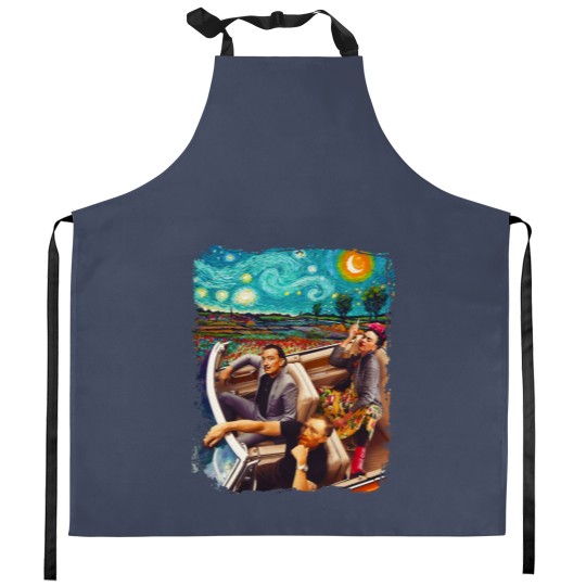 Discover Vincent-Van-Gogh-Frida-Salvador-Dali-Banksy-car Kitchen Aprons