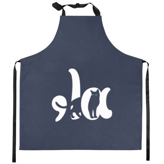 Discover Comma La Cat Vote Kamala Harris For President 2024 Election Kitchen Aprons