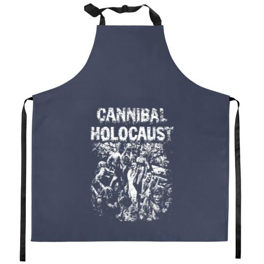 Discover Shop Men_s Cannibal Holocaust White Stake Vintage Kitchen Aprons NO NUNS Vampire Kitchen Aprons