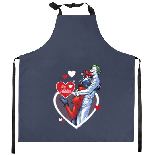 Discover Harley Quinn My Puddin Kitchen Aprons