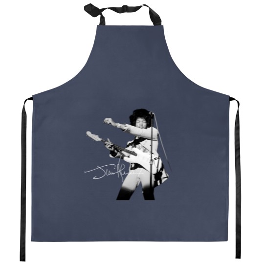Discover Jimi Hendrix Music Kitchen Aprons