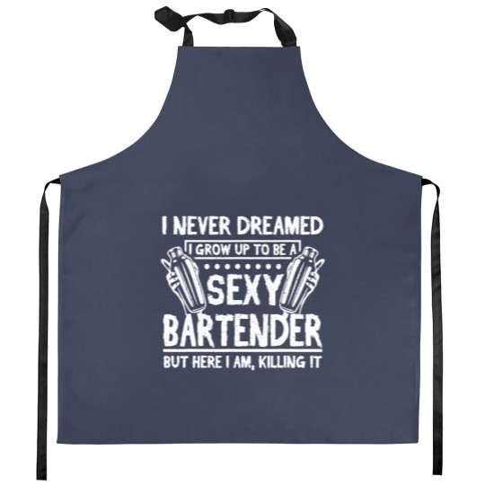 Discover y Bartender Kitchen Aprons