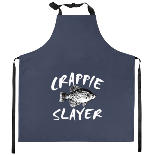Discover CRAPPIE slayerr  (3) Kitchen Aprons