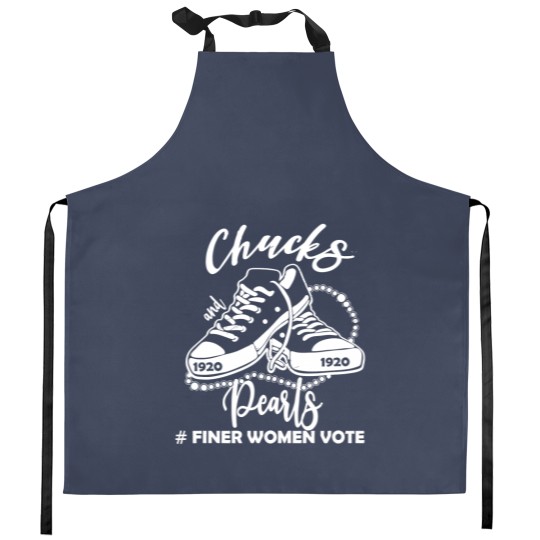 Discover Zeta Chucks and Pearls Kitchen Apron