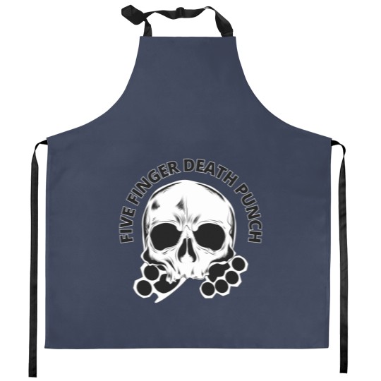 Discover vintage five finger death punch Kitchen Aprons