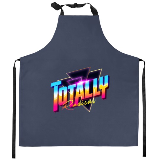 Discover Totally Radical 80s Synthwave Outrun Kitchen Aprons
