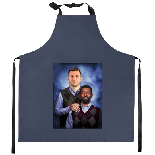 Discover Luka Doncic Kyrie Irvin Funny Kitchen Aprons, Luka Doncic Kitchen Aprons