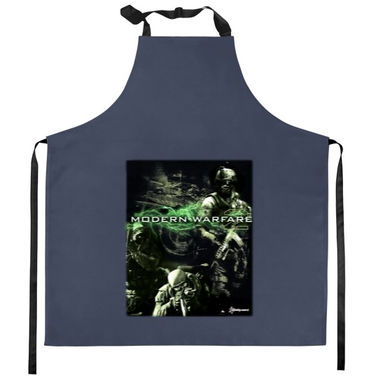 Discover 2009 Call of Duty Modern Warfare 2 IW Promo Vintage Y2K Kitchen Aprons