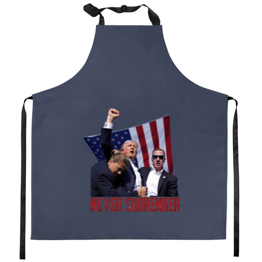 Discover Trump Shot Kitchen Aprons - Pennsylvania Rally 2024