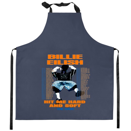 Discover Hit Me Hard and Soft tour Kitchen Aprons, Billie Eilish Kitchen Aprons