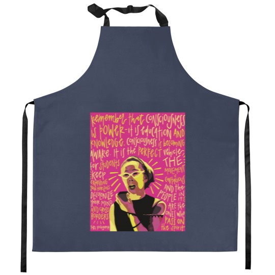 Discover Yuri Kochiyama Kitchen Aprons