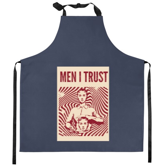 Discover Men I Trust - Vintage Logo Kitchen Aprons