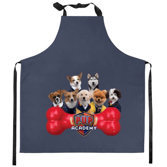 Discover Pup Academy Show Kitchen Aprons