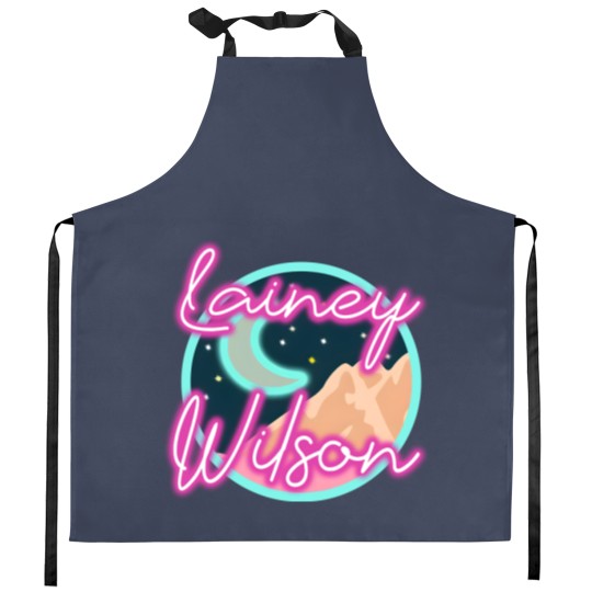 Discover Lainey Wilson Cowboy Neon Kitchen Aprons