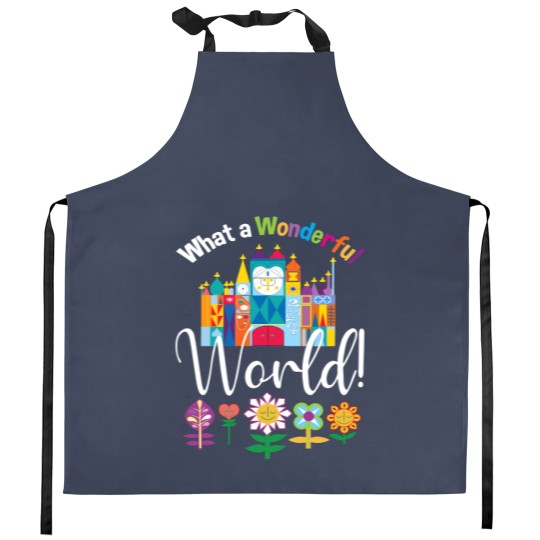 Discover What a Wonderful World Fitted Kitchen Aprons