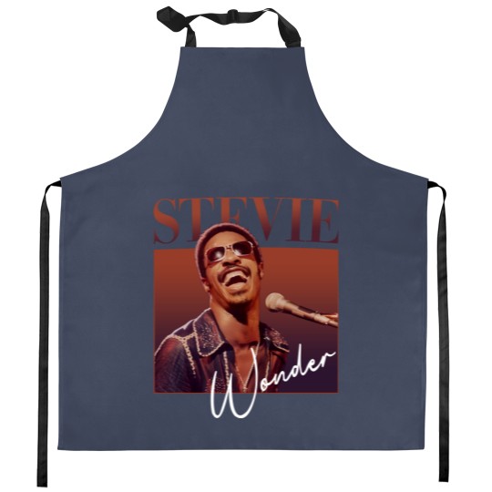 Discover New  Stevie Wonder Kitchen Aprons Gift Funny Men All Size Kitchen Aprons