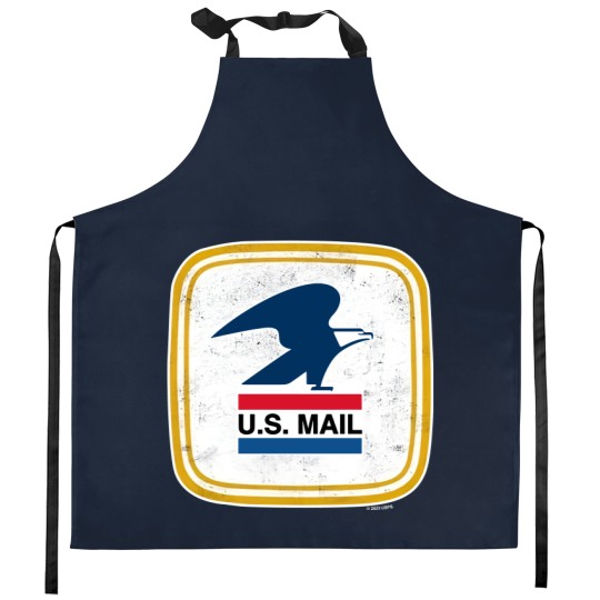 Discover Postal Service- US Mail Seal Pullover Kitchen Aprons