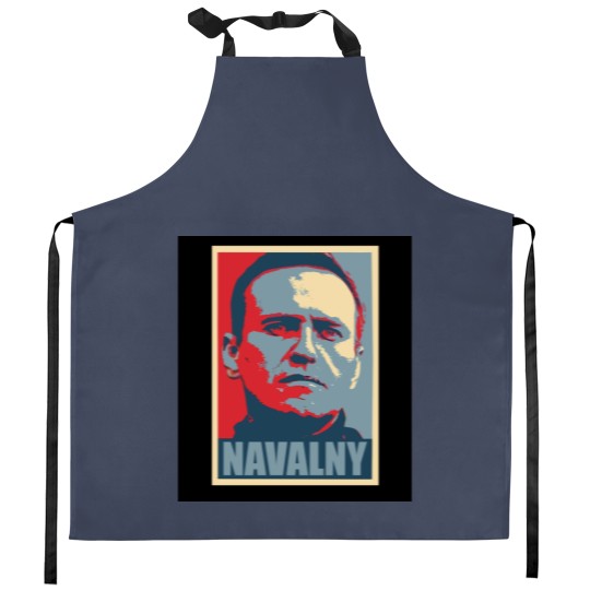 Discover Alexei Navalny Graphic Kitchen Aprons, Alexei Navalny 1976-2024 Kitchen Aprons