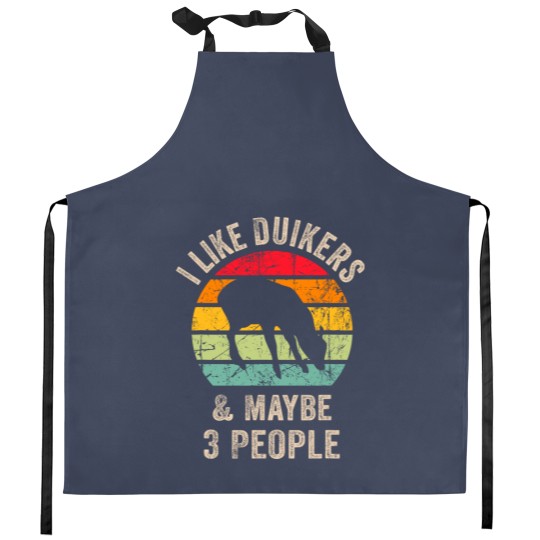 Discover funny vintage duikers antelope i like duikers and maybe 3 p Kitchen Aprons