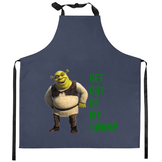 Discover Get out of my swamp Kitchen Aprons