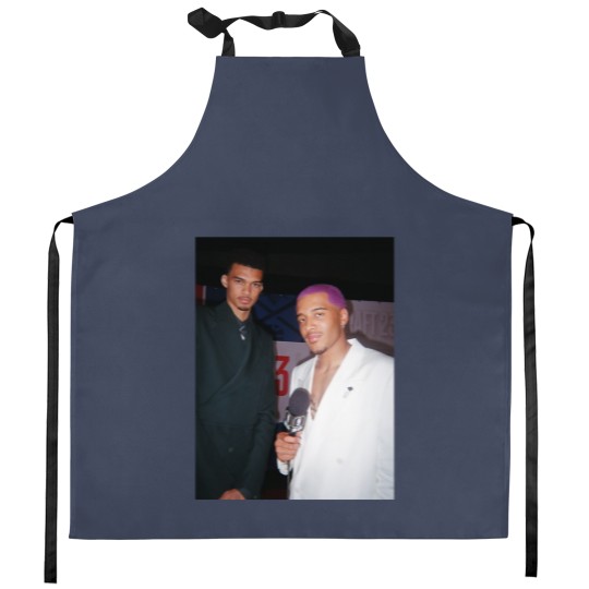 Discover Victor Wembanyama X Jeremy Sochan Graphic Kitchen Aprons