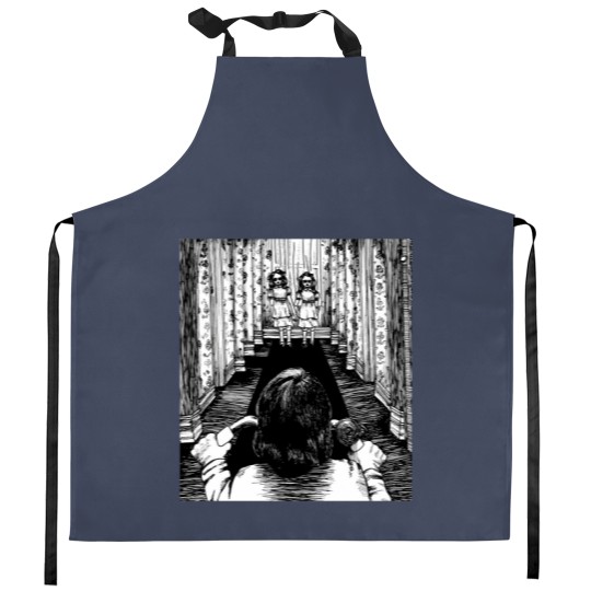 Discover Danny Torrence And The Grady Twins 1 Kitchen Aprons