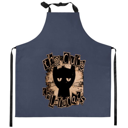 Discover The Cure the Love Cats Kitchen Aprons