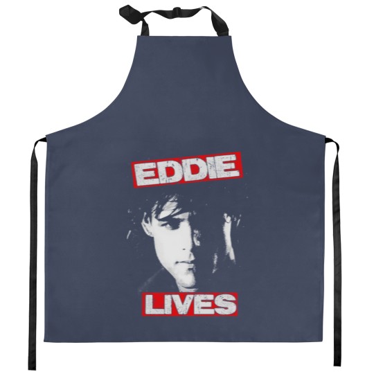 Discover Eddie _Amp_ The Cruisers Kitchen Aprons Eddie Lives Kitchen Aprons